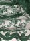 1 Yard Hunter Green Corded Sequin Lace Mesh Fabric with Double Scalloped Edge 54” Wide